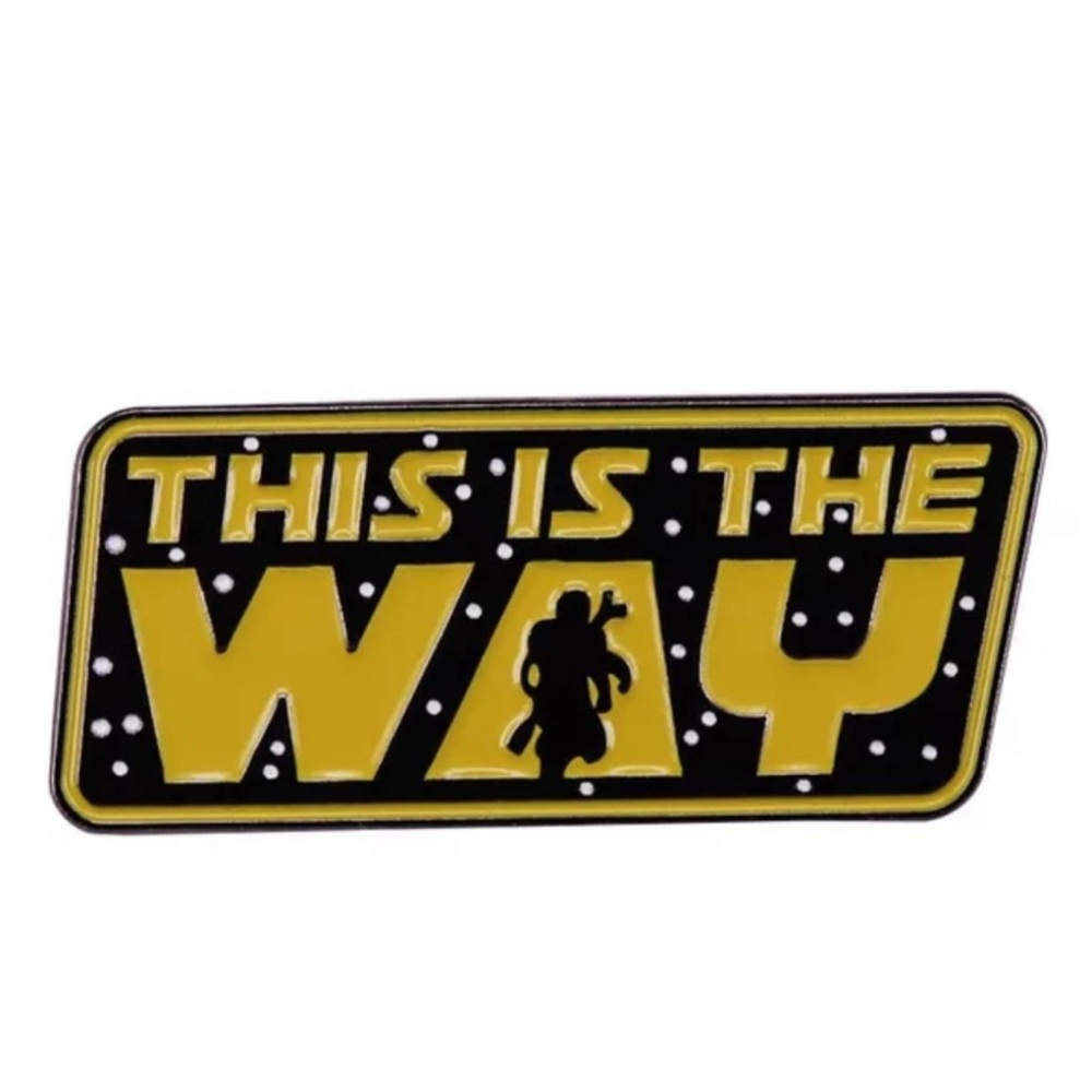 Star Wars 'This Is The Way' Enamel Pin The Mandalorian Pin, This is The Way
